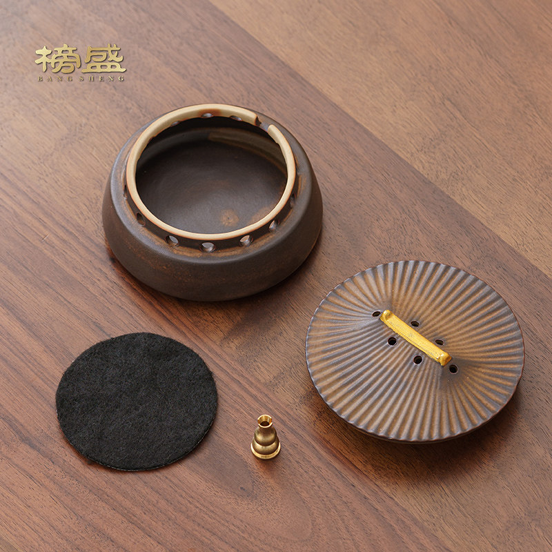 榜盛故宫创意香炉陶瓷家用仿古室内檀香盘香塔香薰炉中式熏香摆件,淘宝优惠券,粉丝福利购,淘宝优惠卷