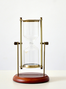 锌合金沙漏计时器轻奢刻字定制
