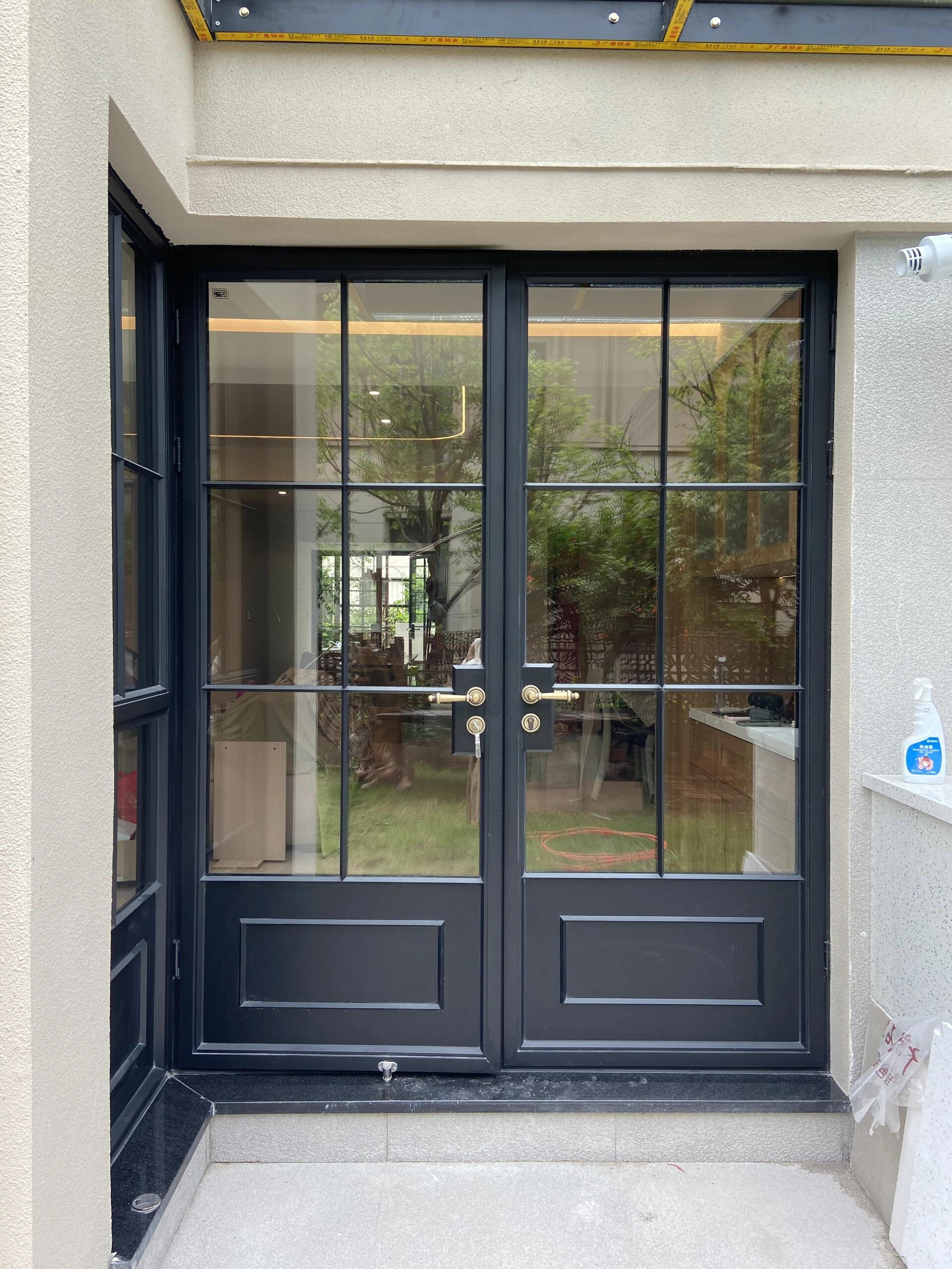 定制60系列法式复古老钢门断桥铝合金四扇对开阳台书房双开门,淘宝优惠券,粉丝福利购,淘宝优惠卷