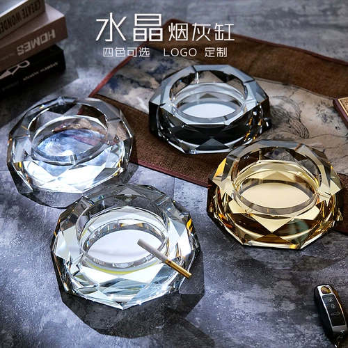 Стеклянная креативная пепельница для коммерческого использования для отеля, легкий роскошный стиль, изысканный стиль, делается под заказ