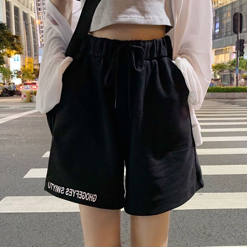 五分2020新款宽松显瘦百搭运动裤子 靓宝莱休闲裤