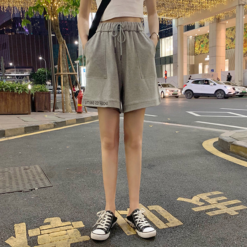 五分2020新款宽松显瘦百搭运动裤子 靓宝莱休闲裤