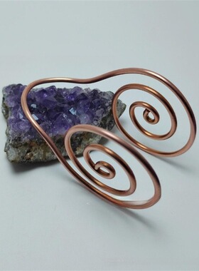 亚马逊新品Spiral palm ring jewelry时尚螺旋形棕榈手环袖口首饰
