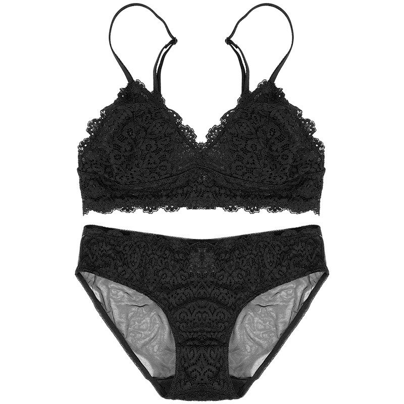 文胸套装法式蕾丝超薄性感夏季胸罩 佰蔓盈文胸