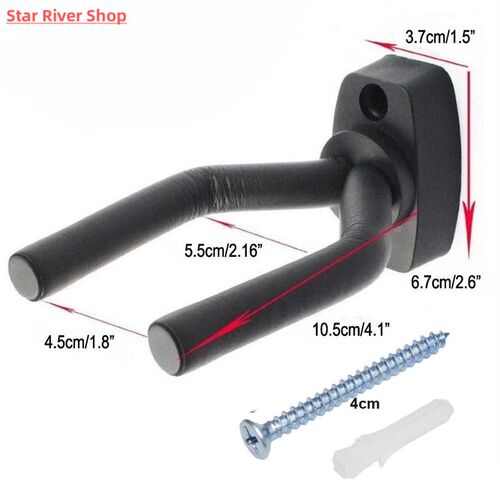 新品4Pcs Guitar Homlder Wall Mount Hook for Electric Acousti - 图1