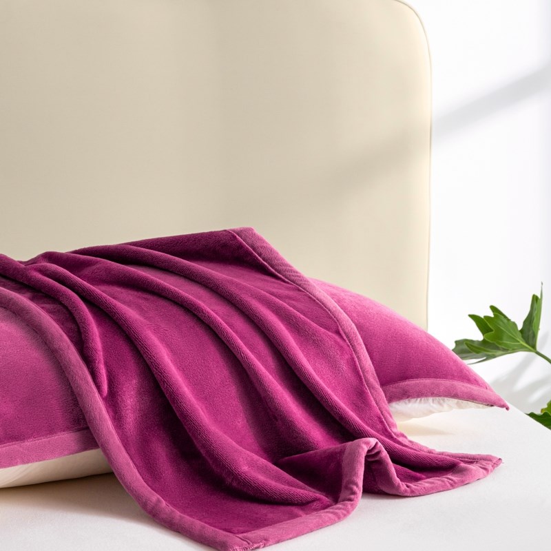 极速牛奶绒枕巾绑带款冬季法兰绒枕E头垫巾家用固定防滑不脱落枕 - 图2