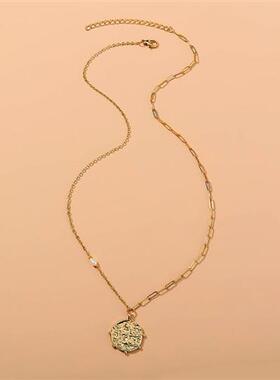 极速~Ancient Riome Vintage Coin Necklace fashionable and ver