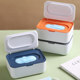 Disposable mask seal storage box temporary storage entrained lid portable oral and nose mask student plastic household box