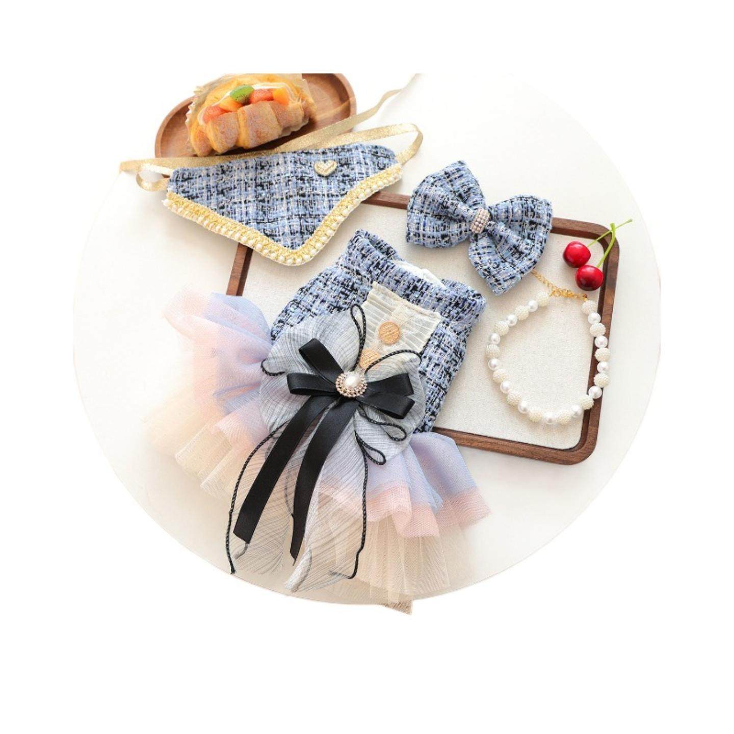 PETCIRCLE宠物小狗猫咪衣服小型犬秋冬新款香风系列服饰套装,淘宝优惠券,粉丝福利购,淘宝优惠卷