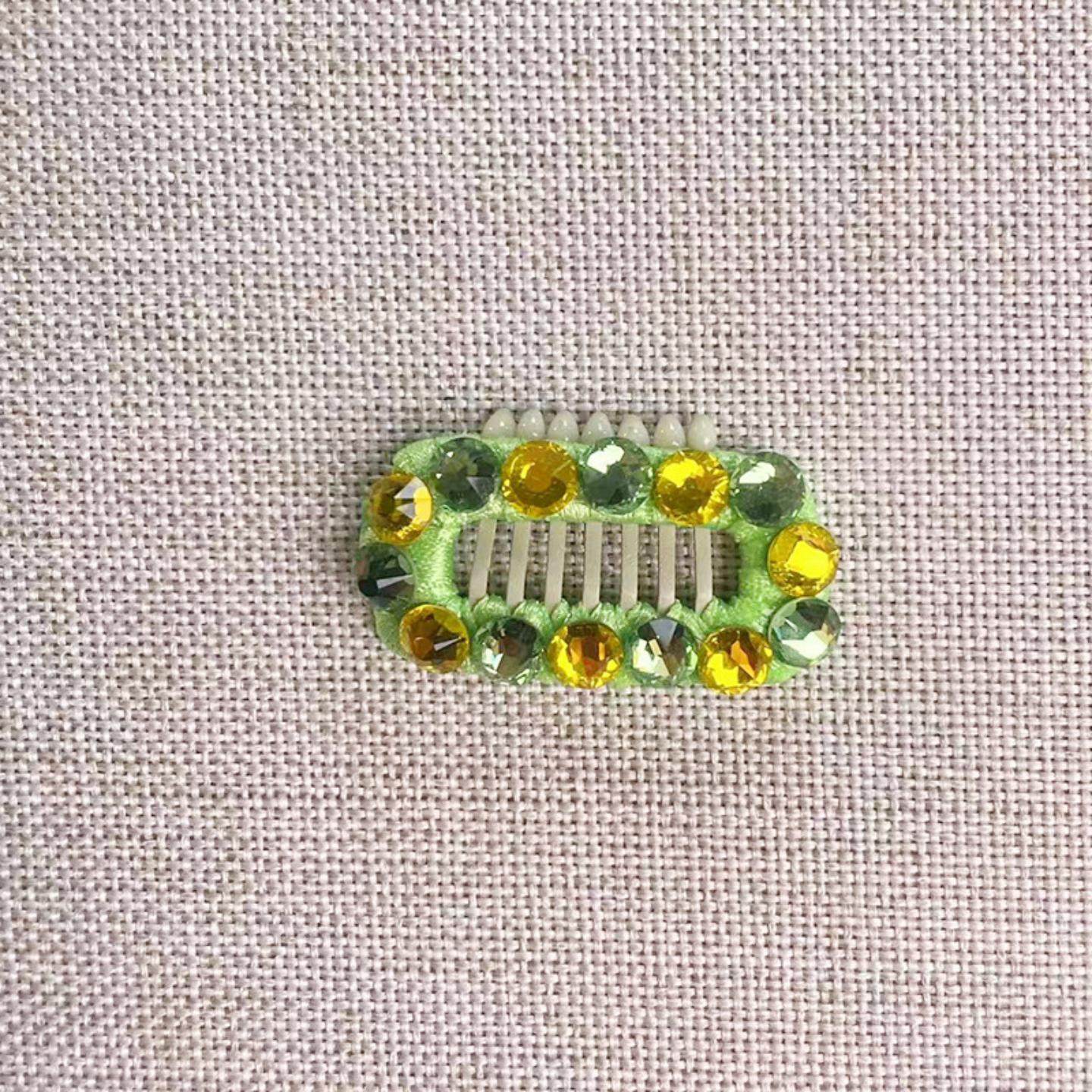 创意全华钻撞色款不锈钢碎发夹宠物bb夹发卡头饰马尔济斯比熊泰迪,淘宝优惠券,粉丝福利购,淘宝优惠卷