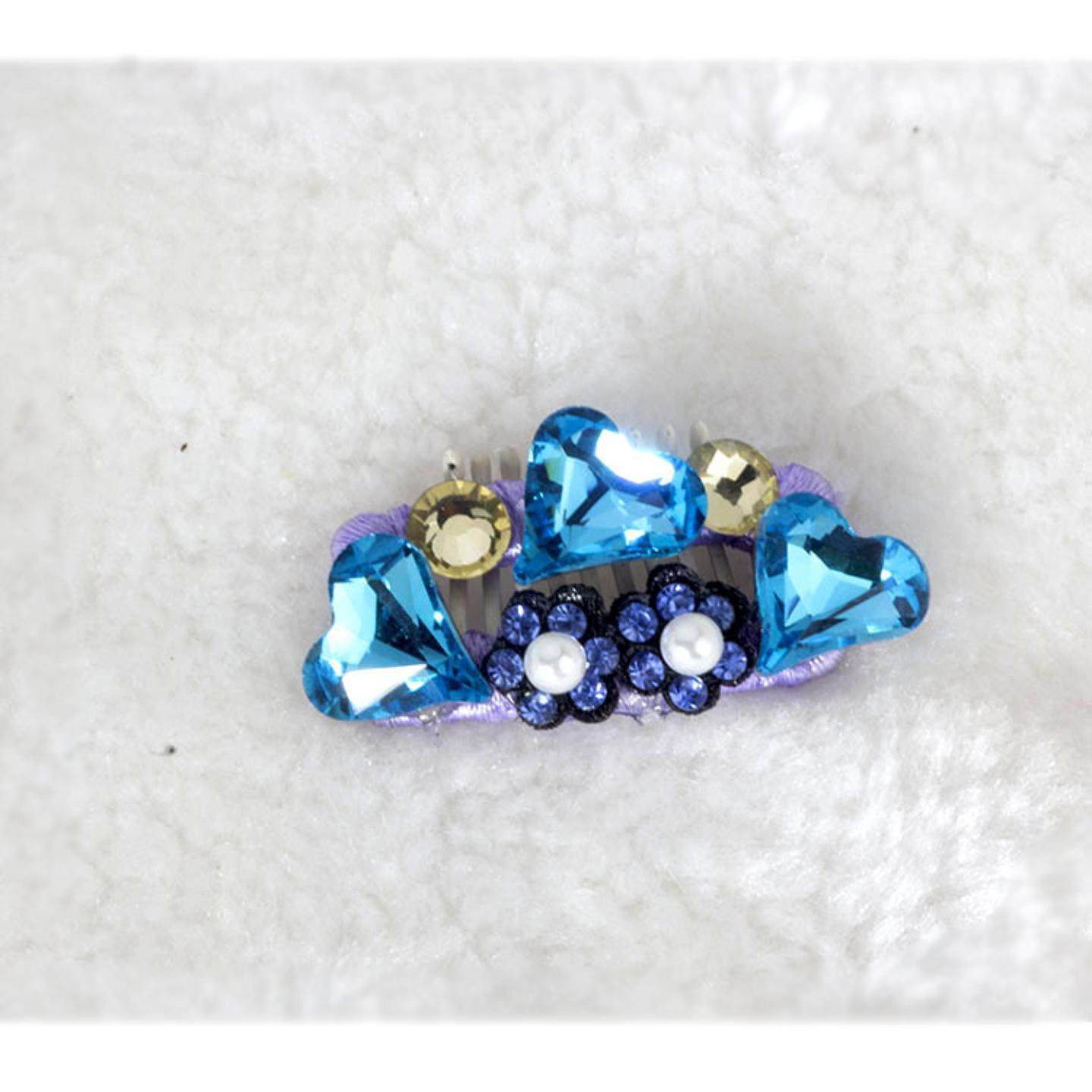 新款满钻款手工狗狗炫彩发夹约克夏马尔济斯发卡宠物饰品碎发夹,淘宝优惠券,粉丝福利购,淘宝优惠卷