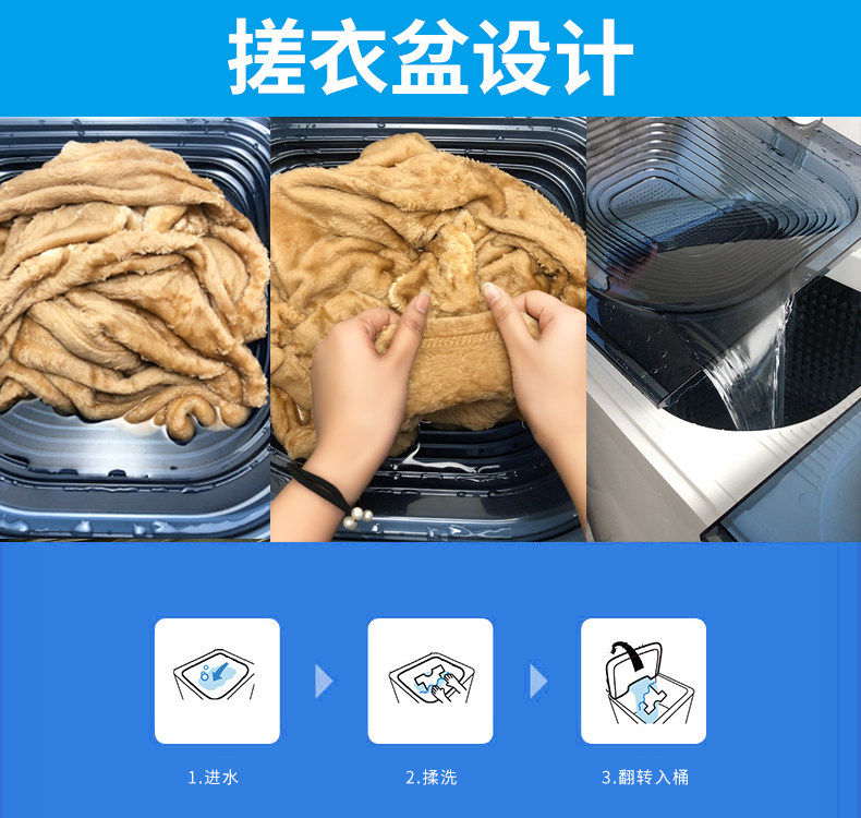 海鸥10公斤纯铜大容量双商用洗衣机 海鸥电器洗衣机