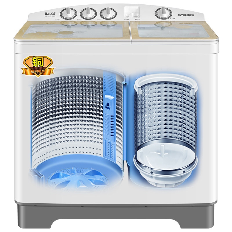 海鸥13.5公斤不锈钢半自动洗衣机 海鸥电器洗衣机