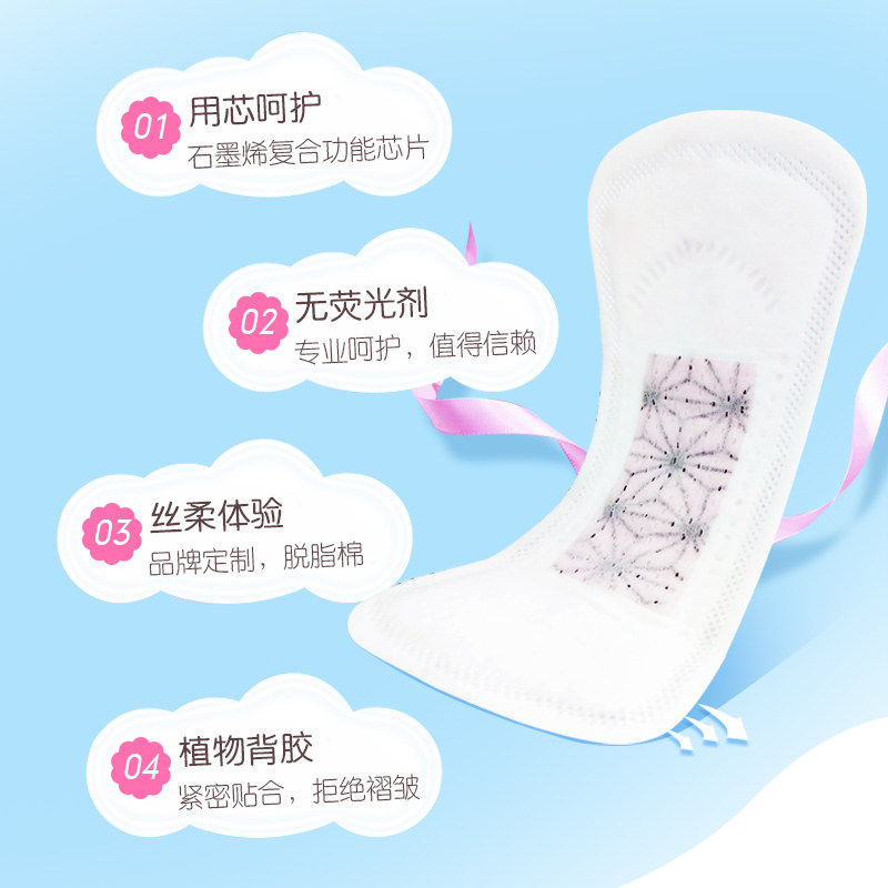 【仁和药业】妇炎洁女抑菌绵柔卫生巾 妇炎洁沃仑护垫