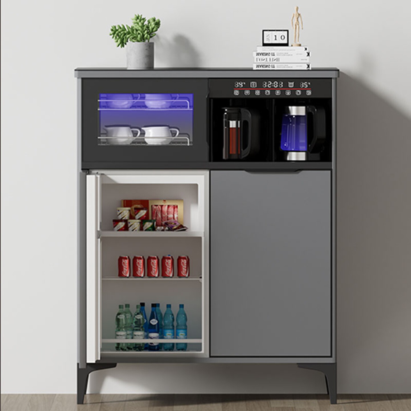 2025新款家用商用语音全自动实木茶吧机一体柜冰箱冷藏冷冻消毒柜,淘宝优惠券,粉丝福利购,淘宝优惠卷