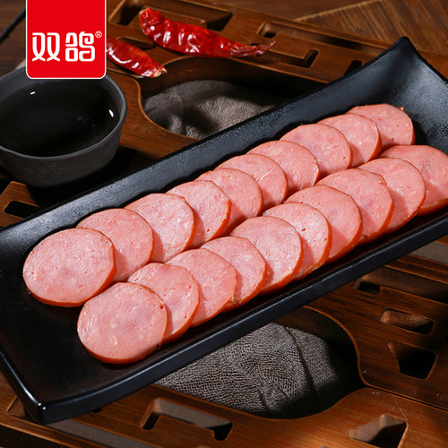 双鸽特制熏烤肠果木熏制香肠蒜烤烤肠特色即食传统手掰肠风味肠 - 图0