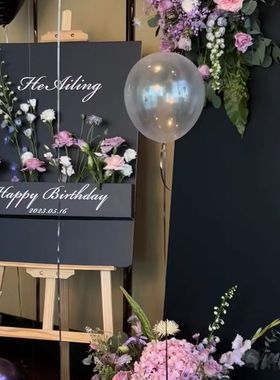 小红书同款高级双层生日