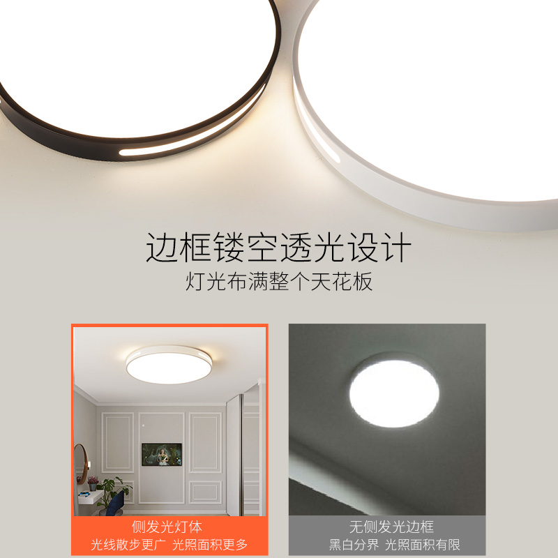 2025年新款led吸顶灯客厅灯具卧室灯简约现代餐厅灯超薄阳台灯具 - 图3