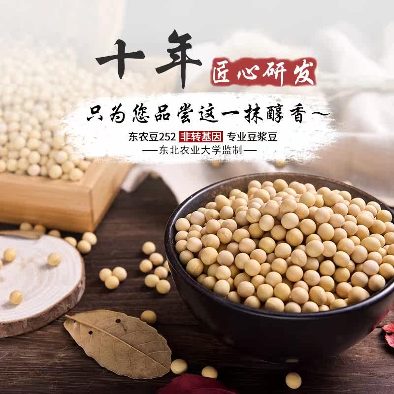 东北农业大学非转基因打豆浆新大豆 广农乐黄豆