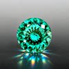 Paraiba loose stone Paraiba tourmaline vortex starry sky cut high precision round jewelry strange stone ring main stone