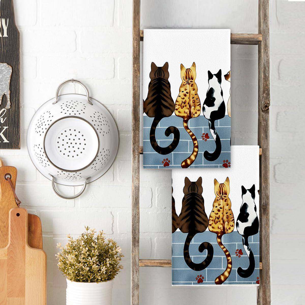 跨境现货多功能清洁抹布亚马逊热销洗碗布超细纤维印花厨房毛巾,淘宝优惠券,粉丝福利购,淘宝优惠卷