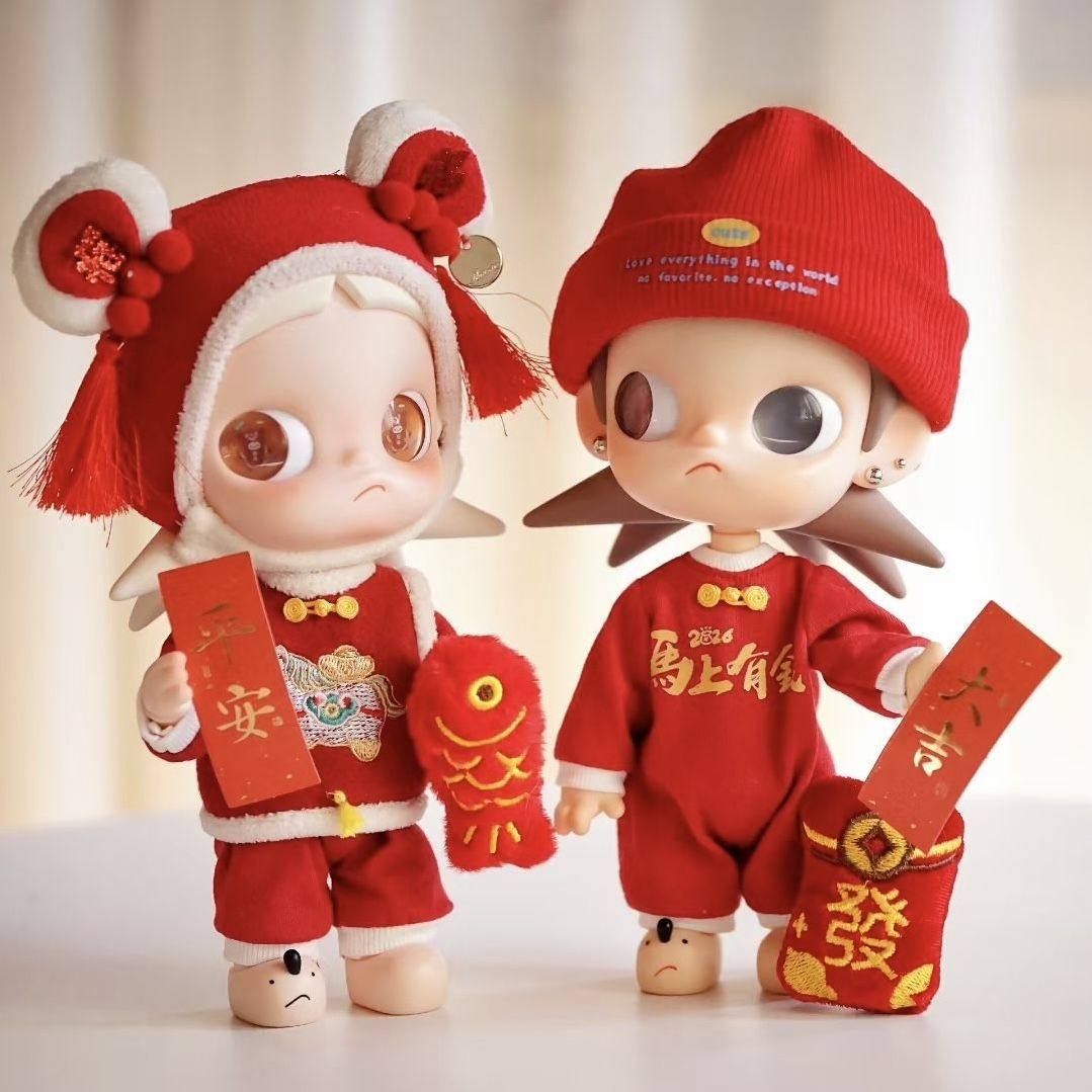 (仅娃衣)Zsiga可动人偶1/8娃衣手作嘎子“拜年服”服套装换装衣服,淘宝优惠券,粉丝福利购,淘宝优惠卷