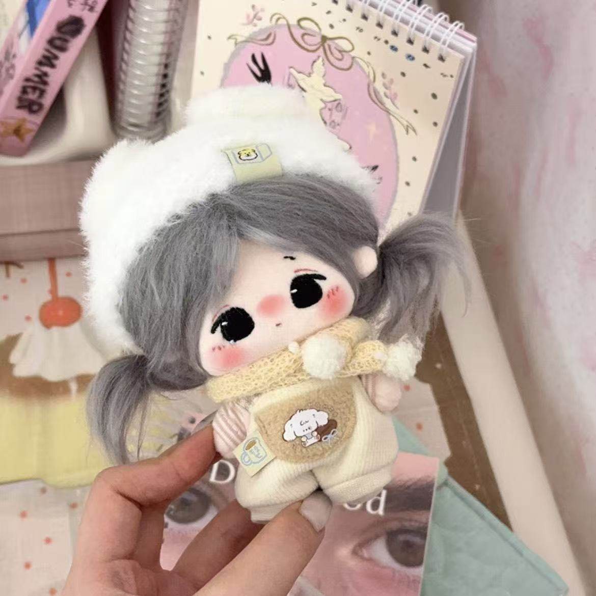 10cm秋冬新品“太妃糖”“薄巧熊”棉花娃娃衣服可爱毛绒套装换装,淘宝优惠券,粉丝福利购,淘宝优惠卷