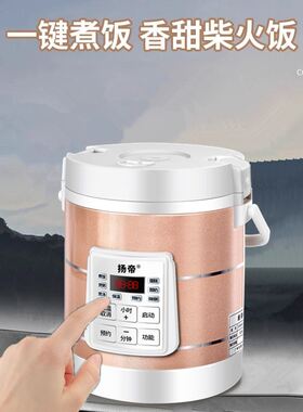 车载炒菜煮饭一体锅便携式多功能12v24v大货车专用小电热电煮炒锅