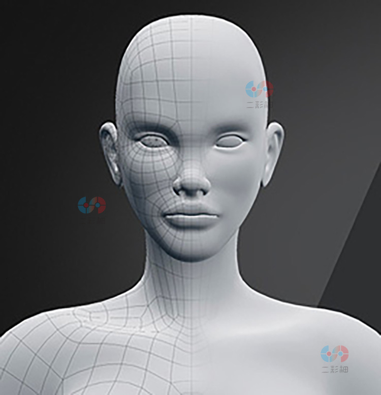 C4D卡通男人女人小孩maya身体基础3D模型blend渲染fbx建模obj素材 - 图1