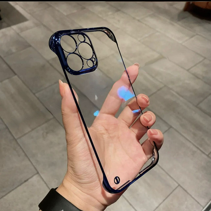 透明无边框适用苹果14promax感镜头 碧春寒数码配件手机保护套/壳