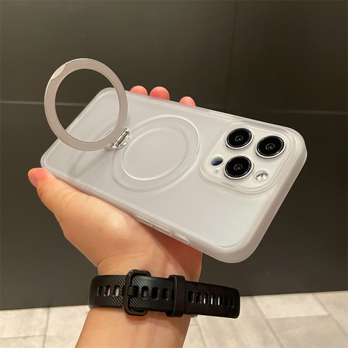 适用苹果16手机壳iPhone15promax新款360支点隐形支架14pro防摔13pm磨砂透明12磁吸magsafe十五por保护套男11 - 图3