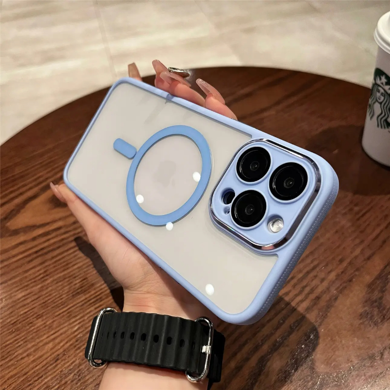 极简高级感自带镜头膜适用iPhone15pro苹果16pro手机壳14ProMax新款17透明12网红男女13promax硅胶全包防摔套 - 图1