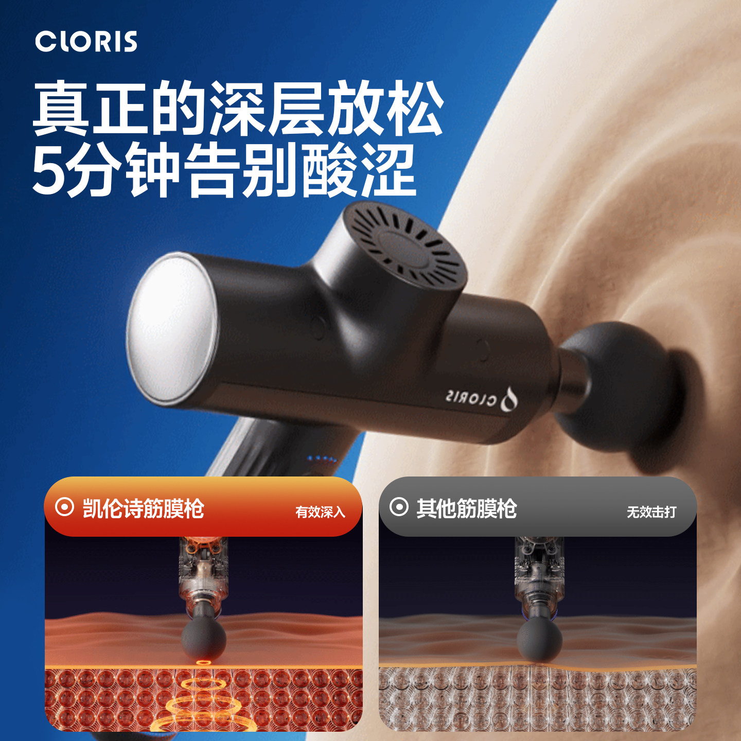 凯伦诗高端筋膜枪专业赛事深层肌肉按摩器放松冲击颈膜健身按摩枪,淘宝优惠券,粉丝福利购,淘宝优惠卷