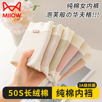 Cat lady Modale mid-waist underpants woman 2023 new full cotton crotch girl raw and breathable bacteriostatic shorts