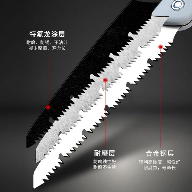 德国户外伐木锯子 手工锯木工锯园林园艺果树修枝家用锯弯锯手锯 - 图2