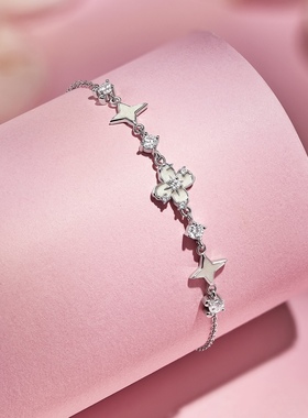 迪士尼四叶草夜光手链圣诞礼物