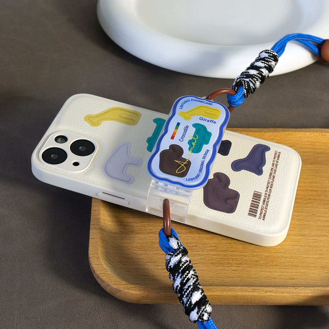 CASEGOOD 原创小众皮质荔枝纹15手机壳17iPhone14promax适用苹果13简约保护套卡通新款16创意斜挎背夹挂绳,淘宝优惠券,粉丝福利购,淘宝优惠卷