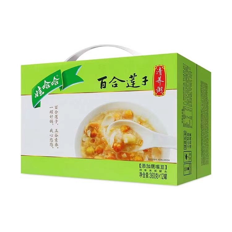 红枣小米粥360g*6/12罐哇哈哈八宝粥早餐速食即食方便粥饭