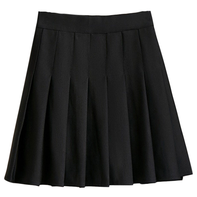 2022年新款超大码防走光高腰百褶裙 秋伊梵半身裙