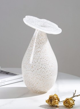 花朵艺术玻璃花瓶法式插花花器