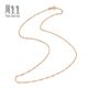 Chow Sang Sang Water Wave 18K Rose Gold Necklace