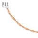 Chow Sang Sang Water Wave 18K Rose Gold Necklace