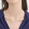 Chow Sang Sang 18K rose gold clavicle chain