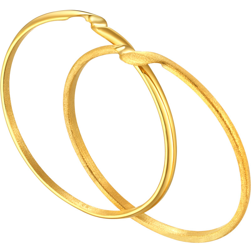 金包银女黄金首饰足金包不掉色手镯 mybestlove手镯