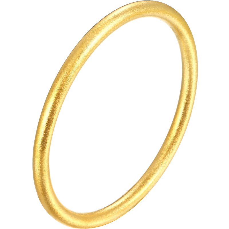 金包银手镯女纯金999纯银古法手环 mybestlove手镯