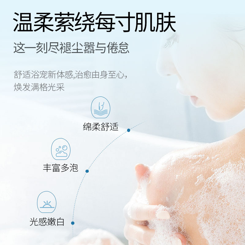 米云美白沐浴露全身洗高缇雅烟酰胺 米云化妆品沐浴露