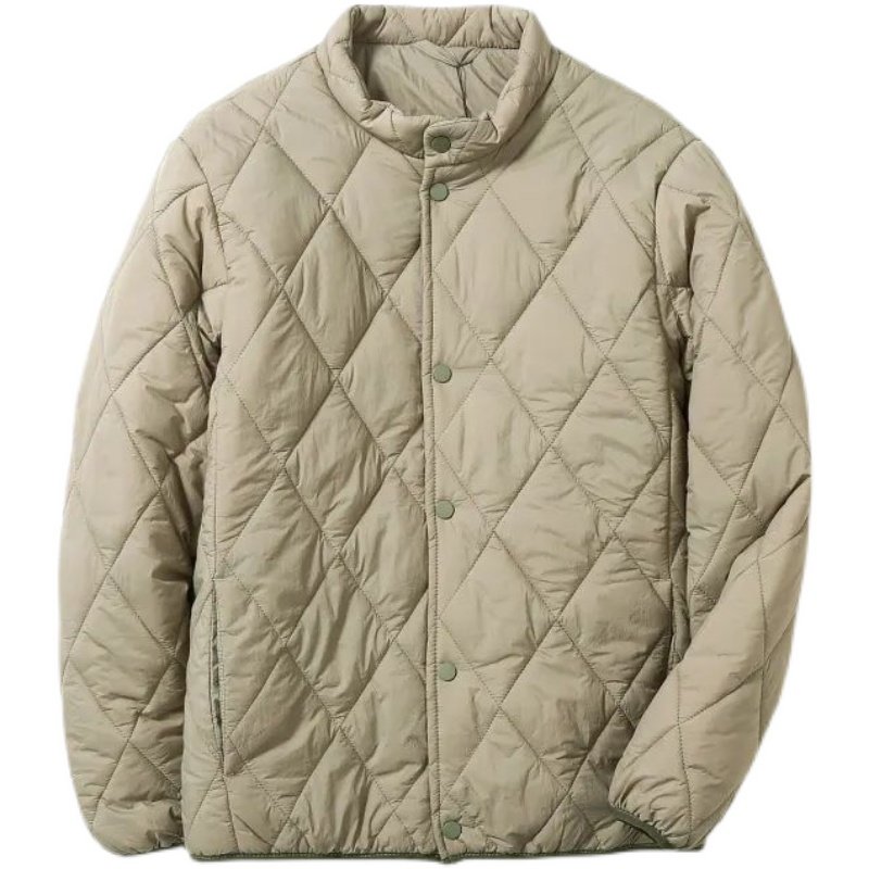 出口整单！穿搭神器！古着系菱形衍缝保暖棉衣日系叠穿棉服外套潮,淘宝优惠券,粉丝福利购,淘宝优惠卷