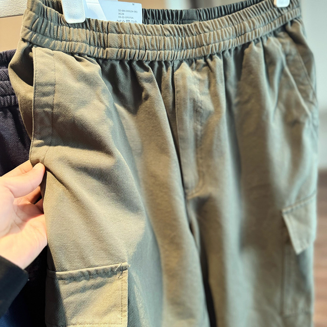 门店同款日系复古大口袋工装裤男女同款水洗棉休闲九分裤宽松长裤,淘宝优惠券,粉丝福利购,淘宝优惠卷