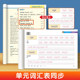 English 26 letters tracing red book thickened calligraphy