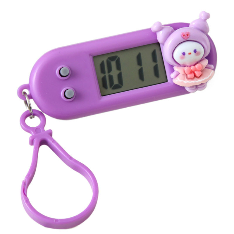 新款卡通电子表便携式学生奖品书包挂饰幼儿园全班儿童小礼物批发